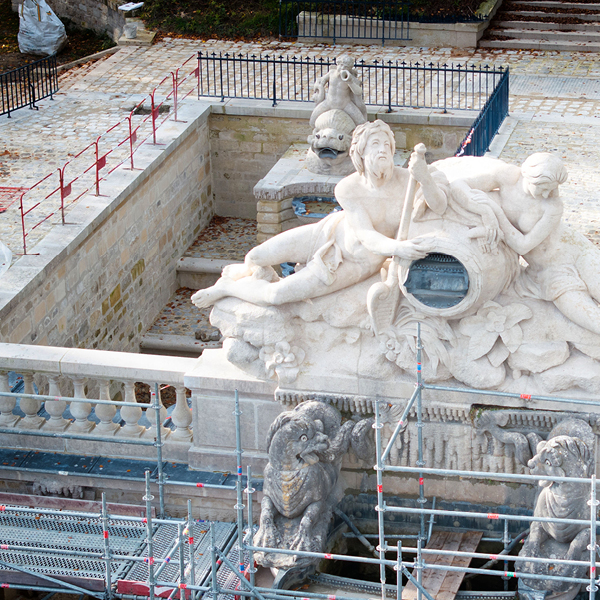 restauration de la grande cascade de saint-cloud