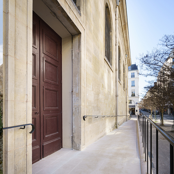 remplacement des pierres et réhabilitation aux normes PMR