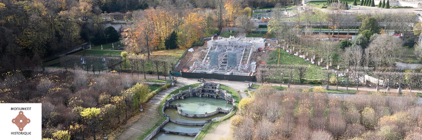 restauration de la grande cascade de saint-cloud