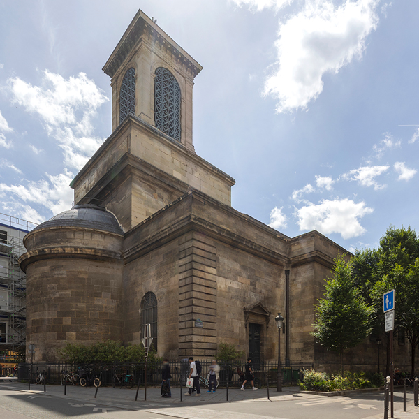 l'église notre dame de lorette en cours de rénovation