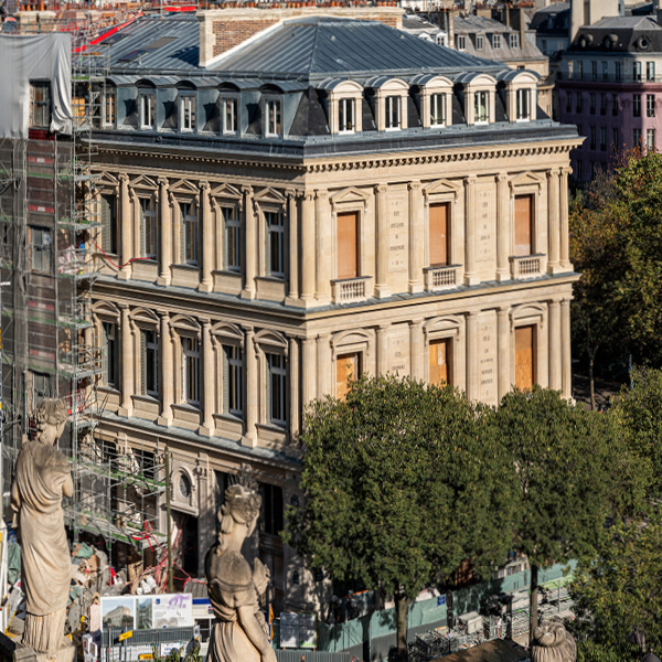 restauration des façades et détails architecturaux de la Chambres des Notaires