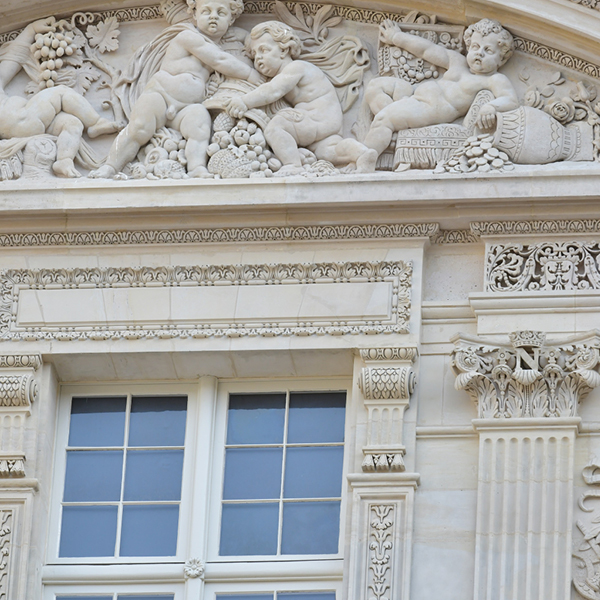 Restauration de la Cours Lefuel au Louvre