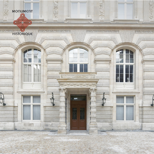 rénovation de site culturel à Paris tel que la cours lefuel au louvre